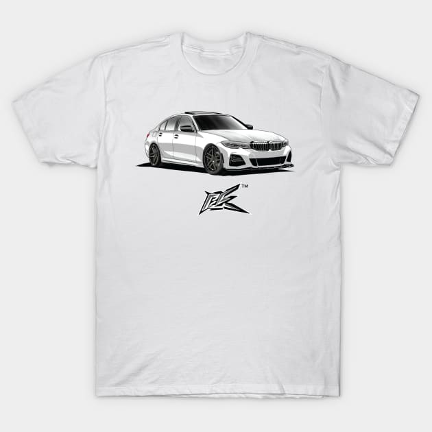 g20 m340i white T-Shirt by naquash